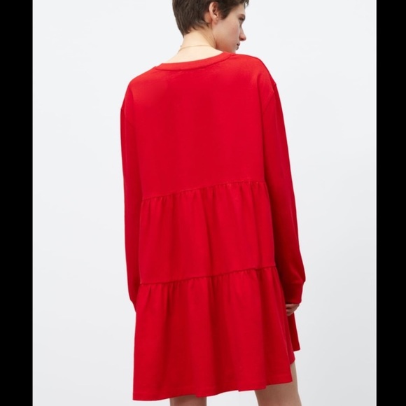 ZARA SHORT TIERED MINI DRESS - Picture 4 of 11